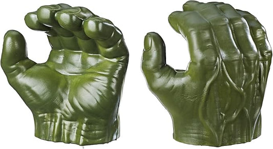 Marvel Avengers Hulk Roleplay Toy, Includes 2 Gamma Grip Fists, Design Inspired by Marvel Comics, for Kids Ages 4 and Up (Amazon Exclusive)